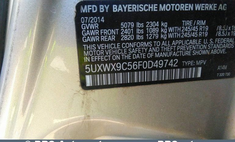 BMW X3 28i xDrive Automatas 2015 full