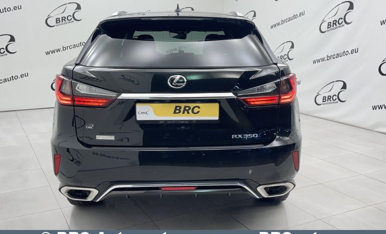 Lexus RX 350 AWD F-Sport Automatas 2018 full