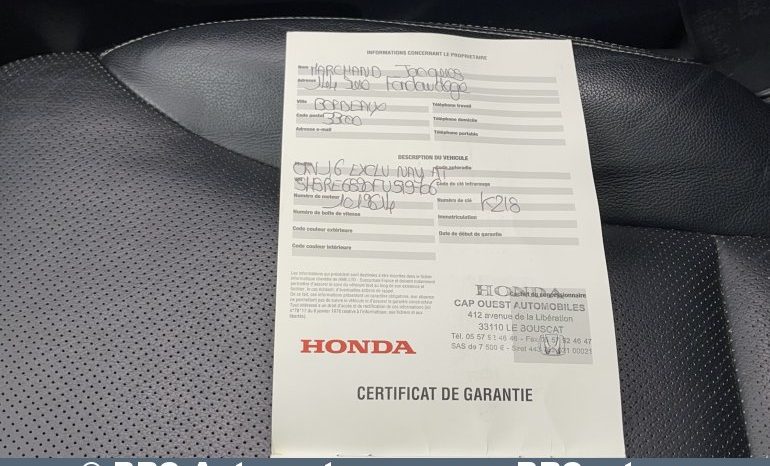 Honda CR-V 1.6 i-DTEC 4WD Exclusive Automatas 2015 full