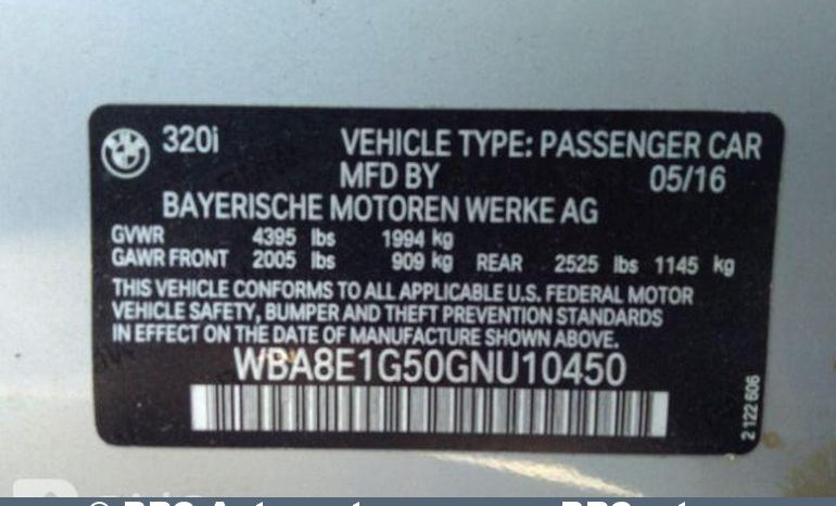 BMW 320 i M-Sport Automatas 2016 full