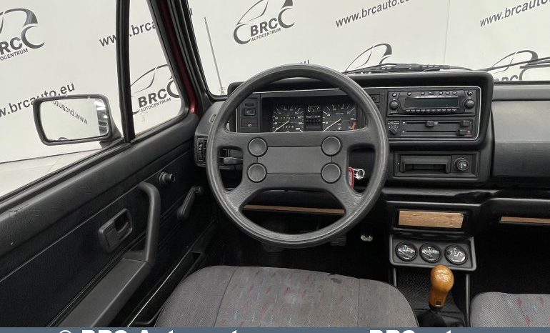 Volkswagen Golf 1.6 Cabrio GL 1982 full