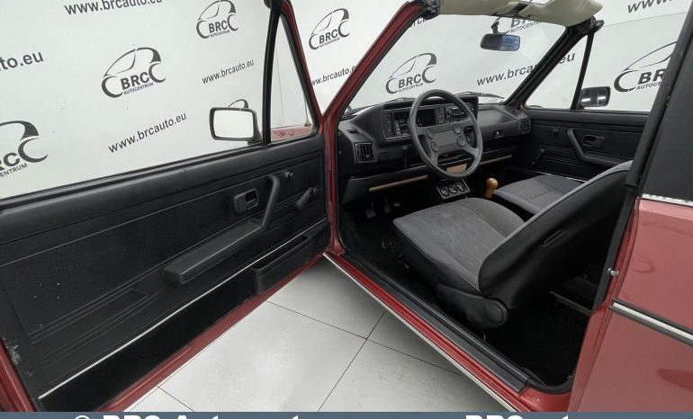 Volkswagen Golf 1.6 Cabrio GL 1982 full