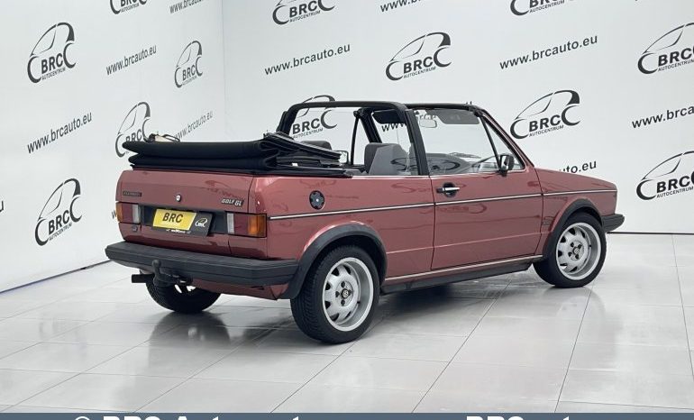 Volkswagen Golf 1.6 Cabrio GL 1982 full