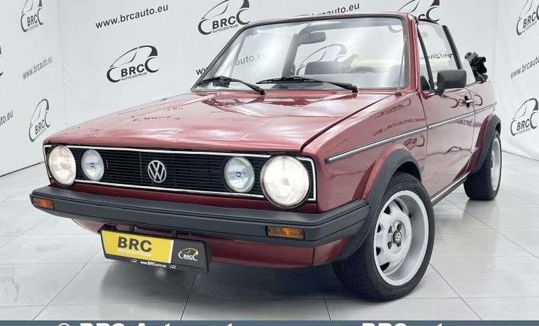 Volkswagen Golf 1.6 Cabrio GL 1982 full