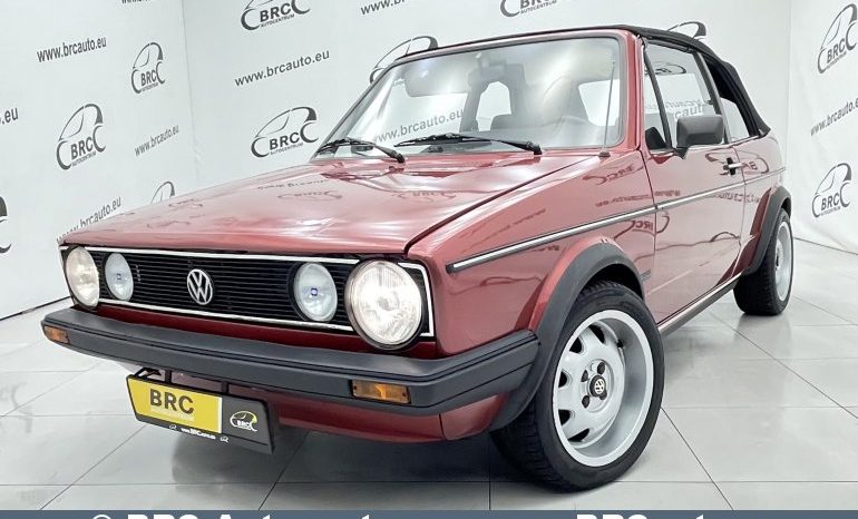 Volkswagen Golf 1.6 Cabrio GL 1982 full