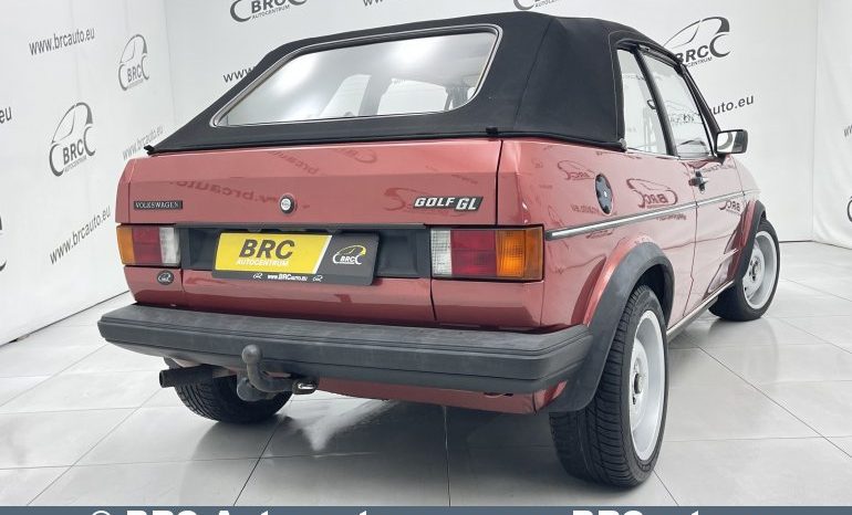 Volkswagen Golf 1.6 Cabrio GL 1982 full