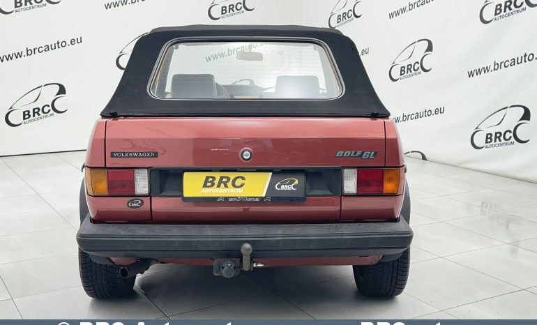 Volkswagen Golf 1.6 Cabrio GL 1982 full