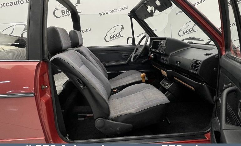 Volkswagen Golf 1.6 Cabrio GL 1982 full