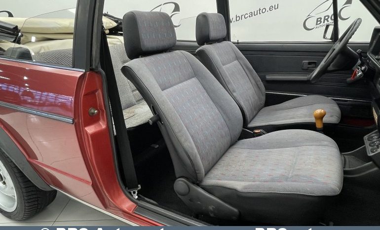 Volkswagen Golf 1.6 Cabrio GL 1982 full