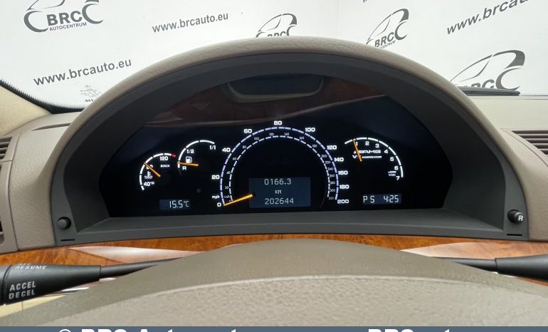 Mercedes-Benz S 55 AMG V8 Kompressor Automatas 2005 full