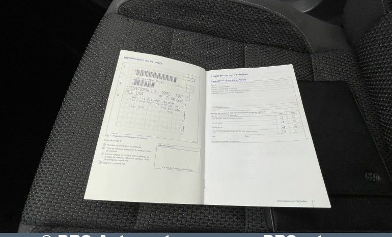 Volkswagen Touran 1.6TDI Comfortline Automatas 2011 full
