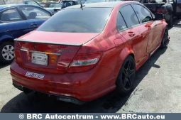 Mercedes-Benz C 63 AMG Automatas DĖŽĖS DEFEKTAS 2009 full