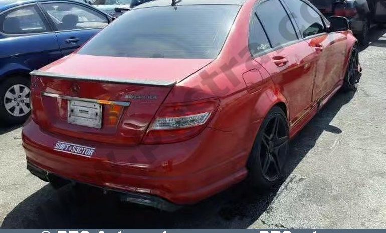 Mercedes-Benz C 63 AMG Automatas DĖŽĖS DEFEKTAS 2009 full