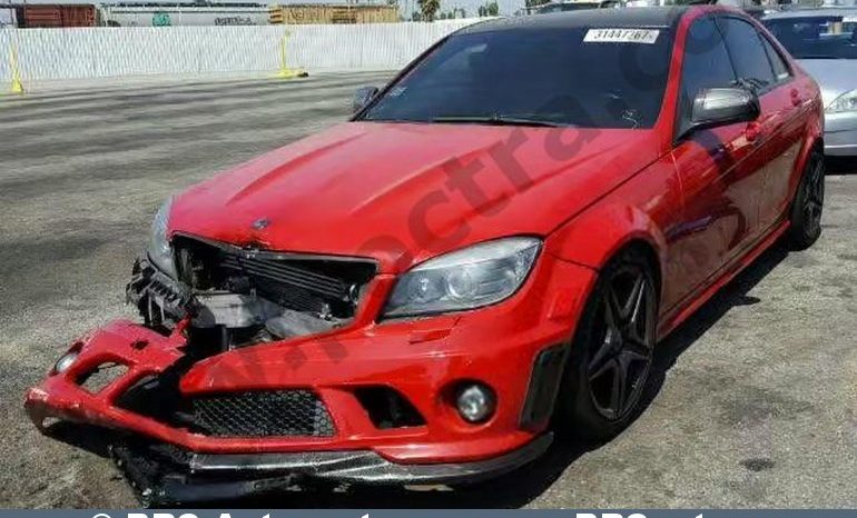 Mercedes-Benz C 63 AMG Automatas DĖŽĖS DEFEKTAS 2009 full