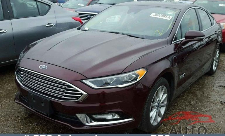 Ford Fusion Plug-In Hybrid Automatas 2017 full
