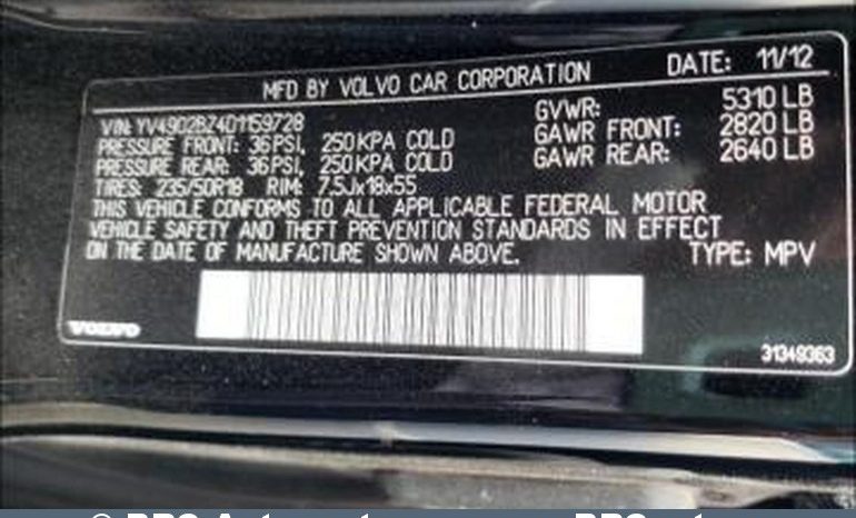 Volvo XC 70 T6 AWD Automatas 2013 full