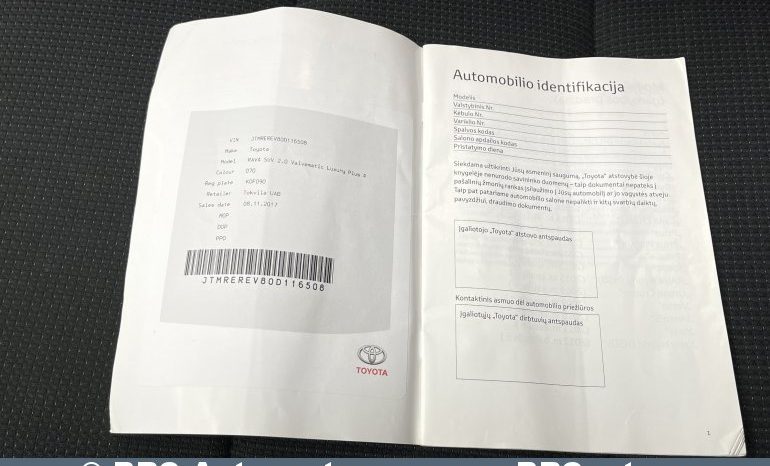 Toyota RAV 4 2.0 VVTi AWD Automatas 2017 full