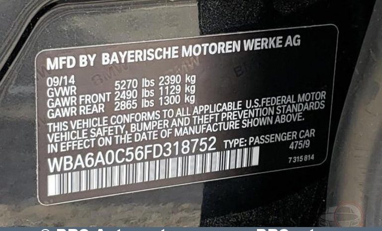 BMW 640 Gran Coupe i M-Sport Automatas 2015 full