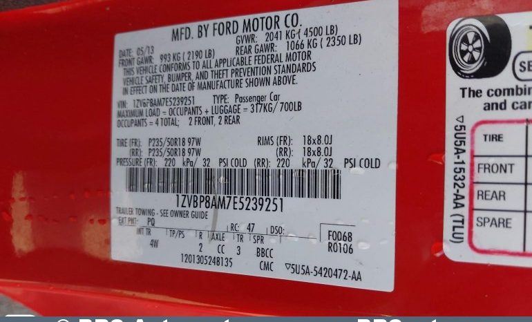 Ford Mustang 3.7 V6 Automatas 2014 full