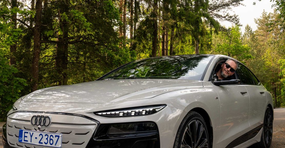T. Ratkevičius ir Audi A6 e-tron