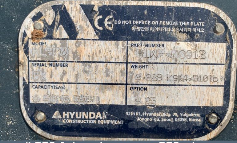 Hyundai HL970 4.2m3 2018 full