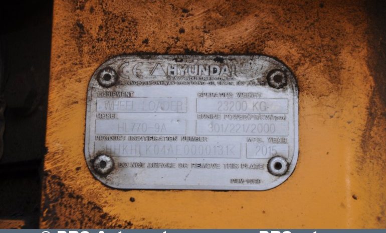 Hyundai HL770-9A  2015 full