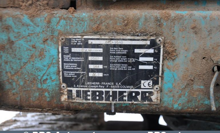 Liebherr R944 HDSL Litronic, WITH demolition shear 2002 full