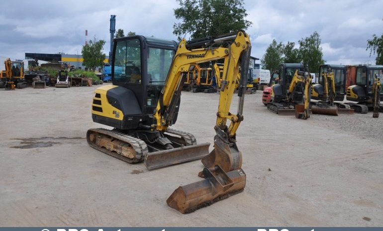 Yanmar SV26 Garantija 2018 full