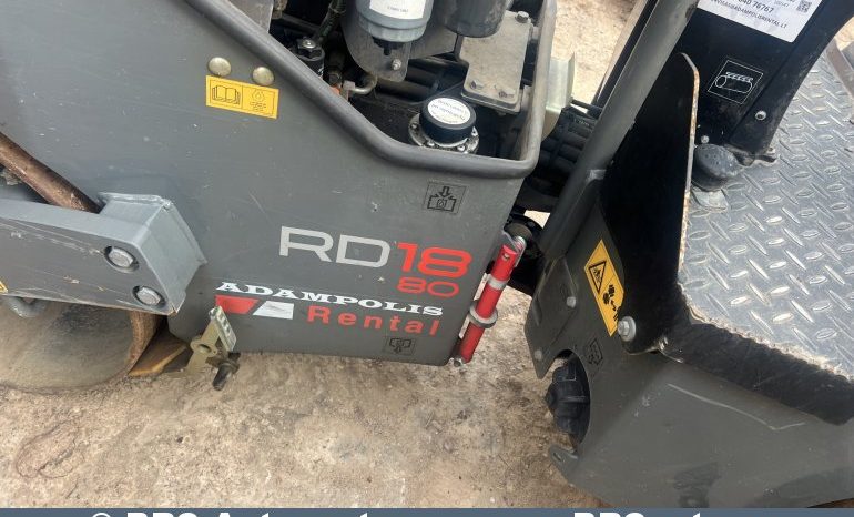 Wacker Neuson RD 18-80 hidraulic defect 2018 full