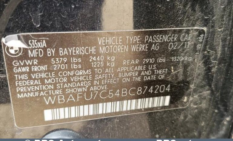 BMW 535 i M-Sport Xdrive Automatas 2011 full