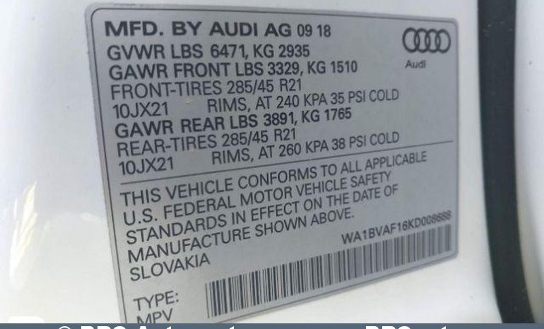 Audi Q8 Quattro 3.0TFSI Mild-hybrid Automatas 2019 full