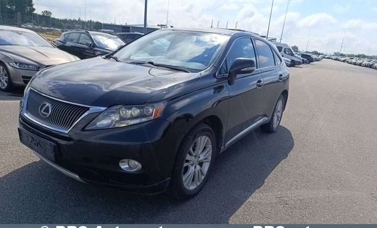 Lexus RX 450h Hybrid Automatas 2011 full