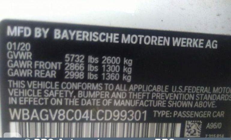 BMW M850 i xDrive M-Sport Automatas 2020 full