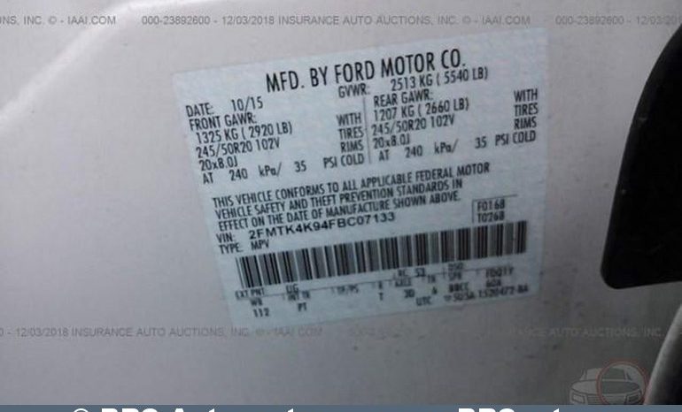 Ford Edge 2.0 Titanium AWD Automatas 2015 full