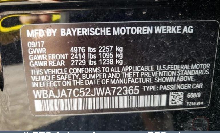 BMW 530 i xDrive M-Sport Automatas 2018 full