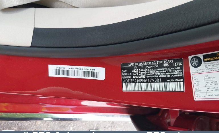 Mercedes-Benz E 300 Automatas 2017 full