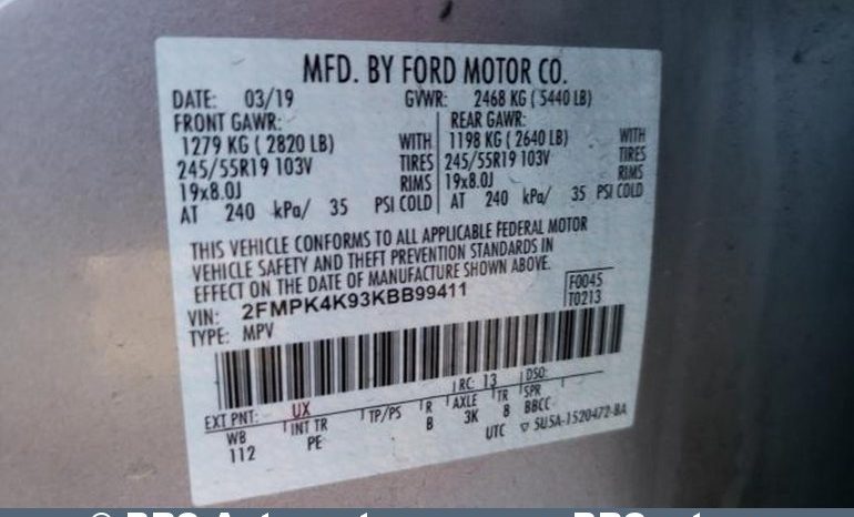 Ford Edge 2.0 EcoBoost Titanium AWD Automatas 2019 full