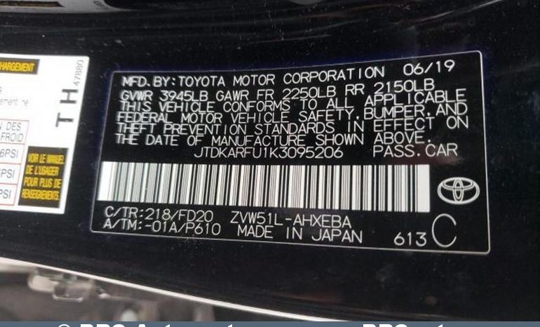 Toyota Prius 1.8 Hybrid Automatas 2019 full