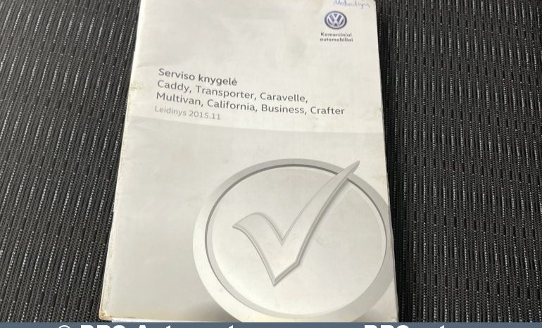 Volkswagen Multivan 2.0TDI Comfortline 4Motion 2016 full