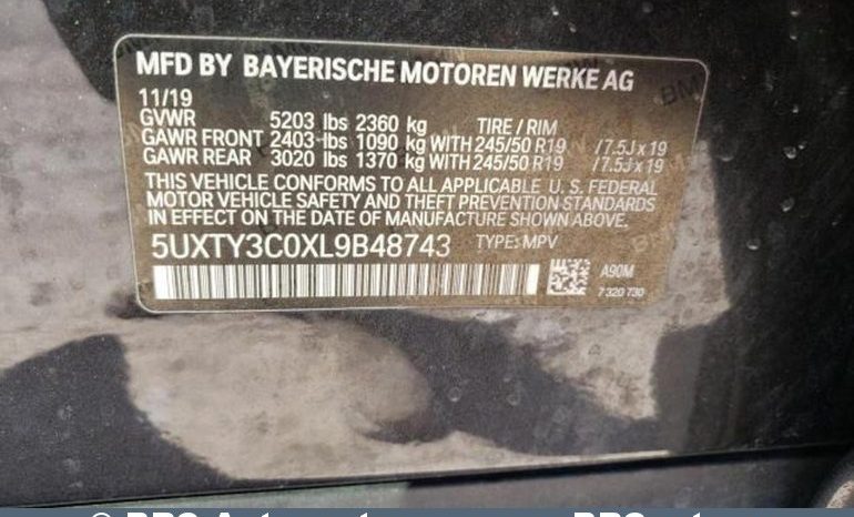 BMW X3 Sdrive30i Automatas 2020 full