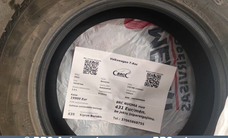 Volkswagen T-Roc 1.5 TSI Automatas 2021 full