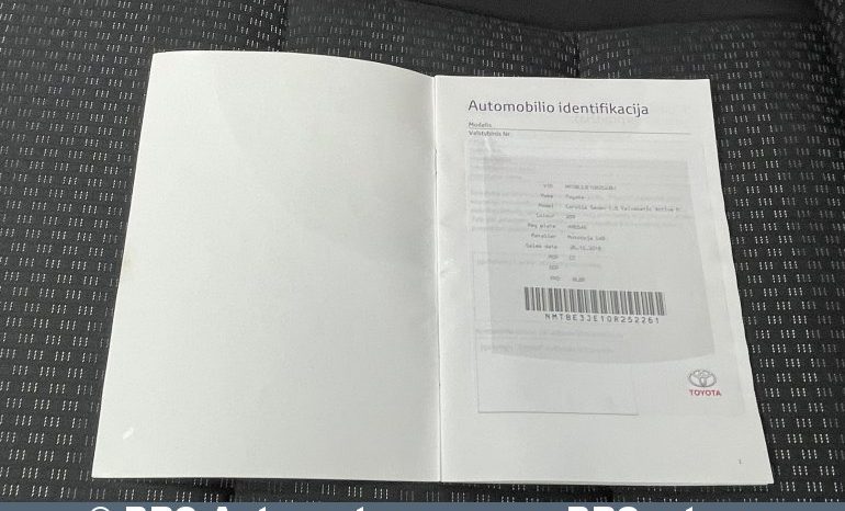 Toyota Corolla 1.6 Valvematic Active Automatas 2018 full