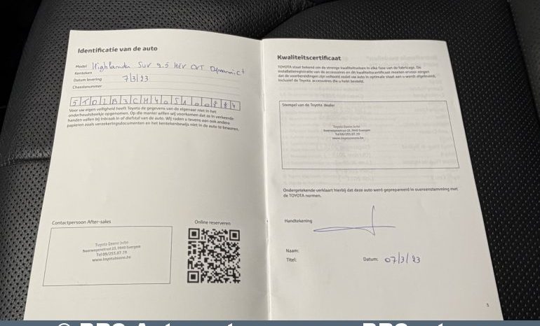 Toyota Highlander 2.5 Hybrid Dynamic+ Automatas 2023 full