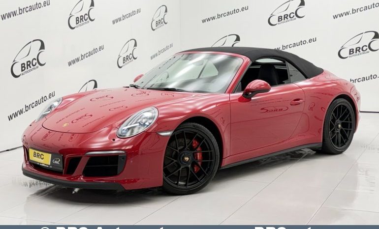 Porsche 911 Carrera 4 GTS Cabrio 2018 full