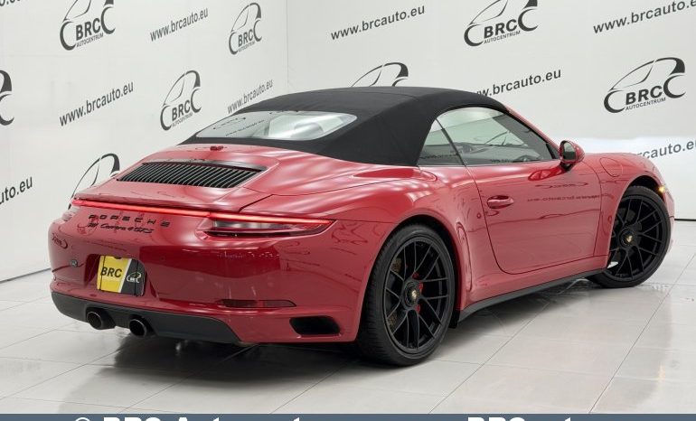 Porsche 911 Carrera 4 GTS Cabrio 2018 full