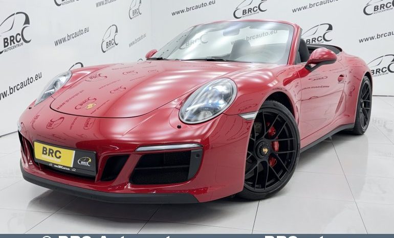 Porsche 911 Carrera 4 GTS Cabrio 2018 full