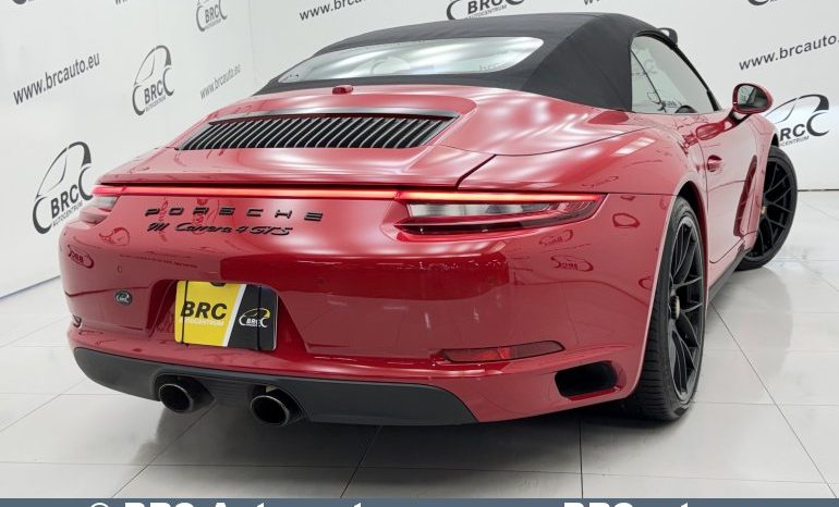 Porsche 911 Carrera 4 GTS Cabrio 2018 full