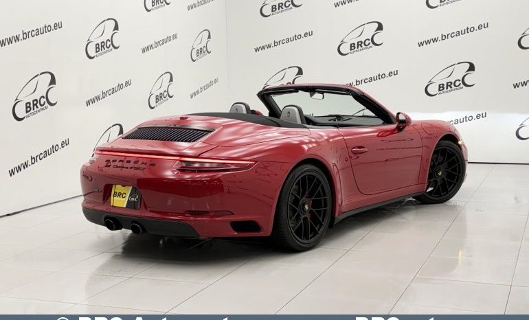 Porsche 911 Carrera 4 GTS Cabrio 2018 full