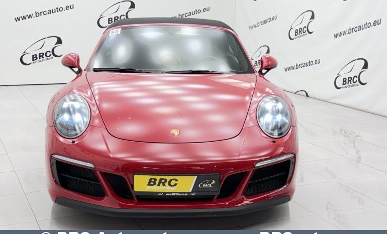 Porsche 911 Carrera 4 GTS Cabrio 2018 full