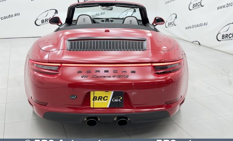 Porsche 911 Carrera 4 GTS Cabrio 2018 full